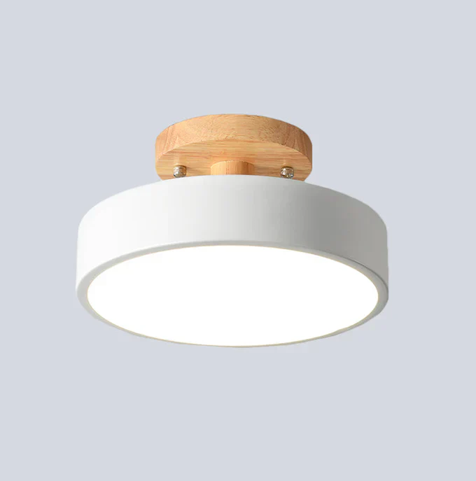 Nordic LED Plafondlamp met Minimalistisch Scandinavisch Ontwerp