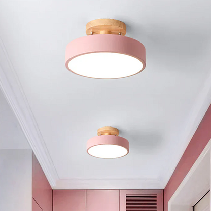 Nordic LED Plafondlamp met Minimalistisch Scandinavisch Ontwerp