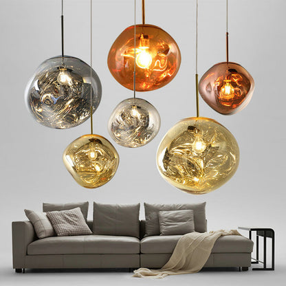 NordicGlow Glass Pendant Light Modern Scandinavian Ceiling Lamp