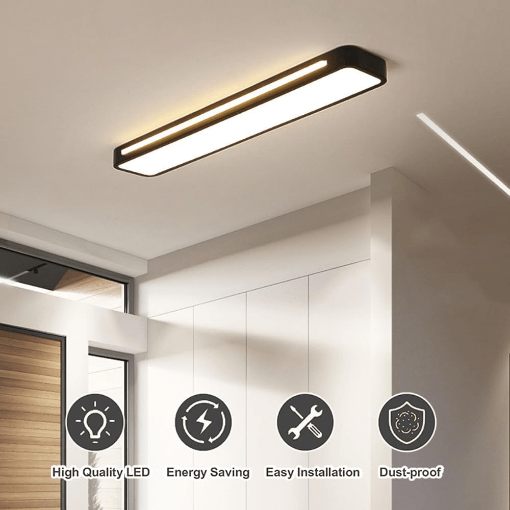 NordicLine Minimalist Nordic LED Ceiling Light Modern Scandinavian Style Lighting Fixture