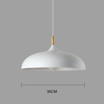 NordicOak skandinavisk egetræ loftslampe moderne LED pendel lampe