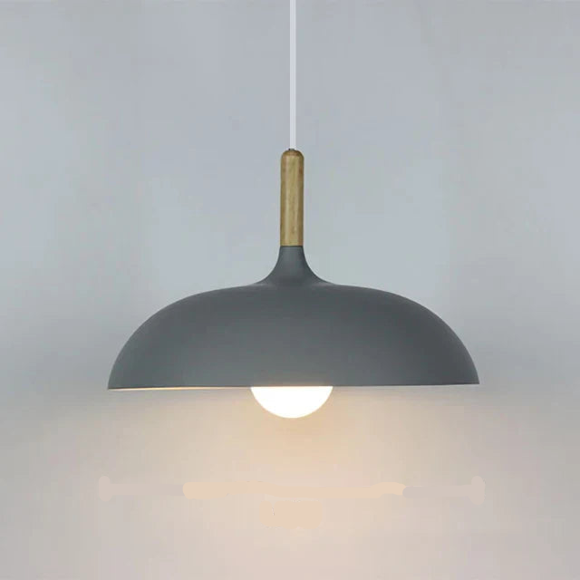 NordicOak skandinavisk egetræ loftslampe moderne LED pendel lampe