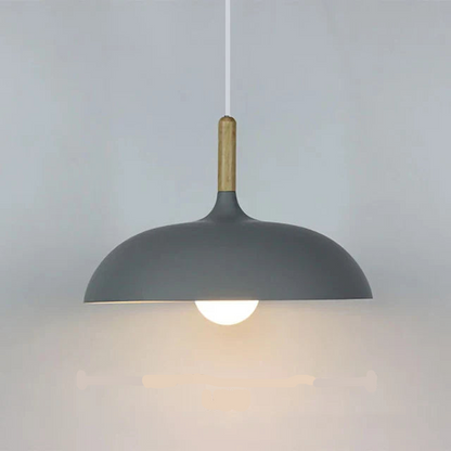 NordicOak skandinavisk egetræ loftslampe moderne LED pendel lampe
