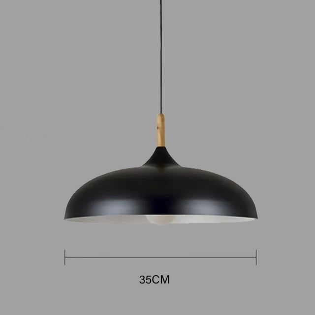 NordicOak skandinavisk egetræ loftslampe moderne LED pendel lampe