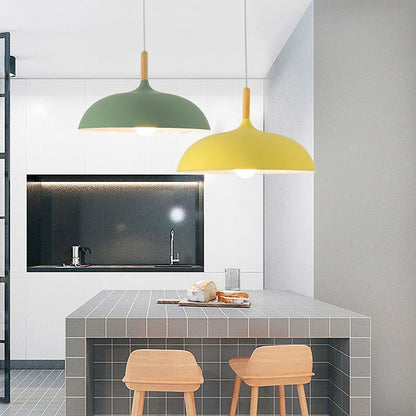 NordicOak skandinavisk egetræ loftslampe moderne LED pendel lampe