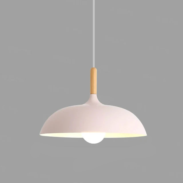 NordicOak skandinavisk egetræ loftslampe moderne LED pendel lampe
