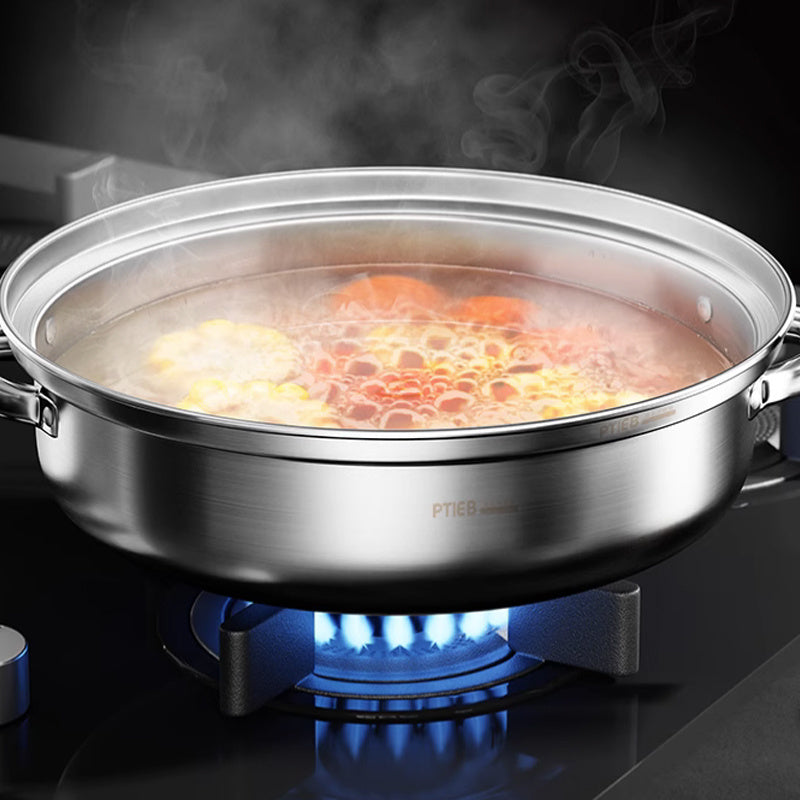 NutriSteam 3-lags dampkoger i rustfrit stål til sund madlavning