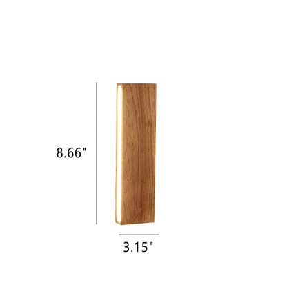 OakBeam Massivholz LED Wandleuchte Minimalistische Naturleuchte
