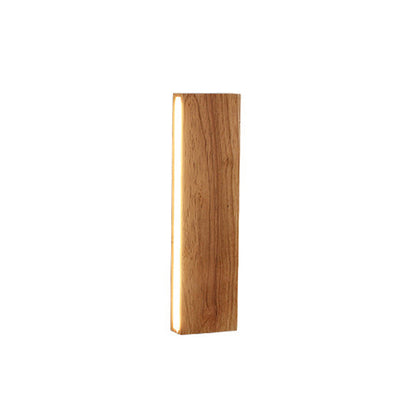 OakBeam Massivholz LED Wandleuchte Minimalistische Naturleuchte