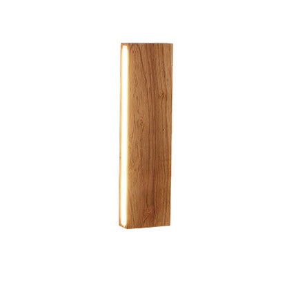 OakBeam Massivholz LED Wandleuchte Minimalistische Naturleuchte