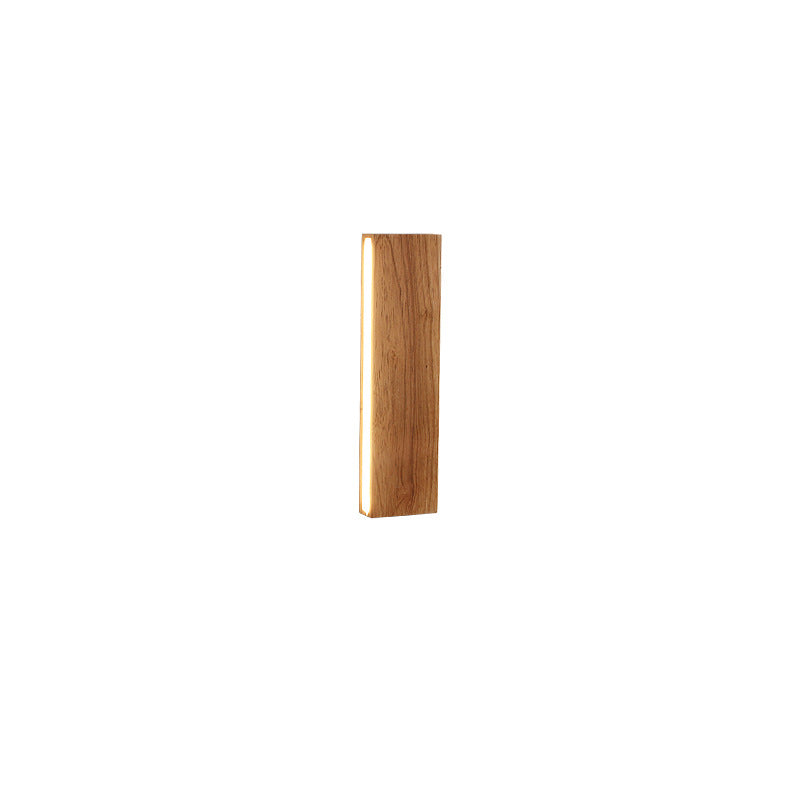 OakBeam Massivholz LED Wandleuchte Minimalistische Naturleuchte