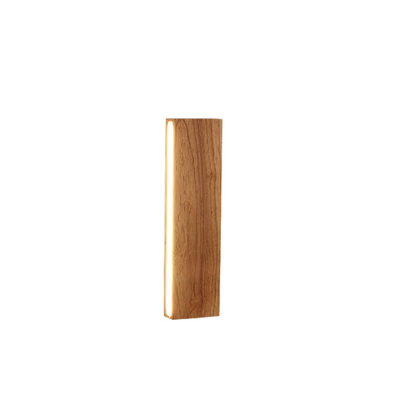 OakBeam Massivholz LED Wandleuchte Minimalistische Naturleuchte