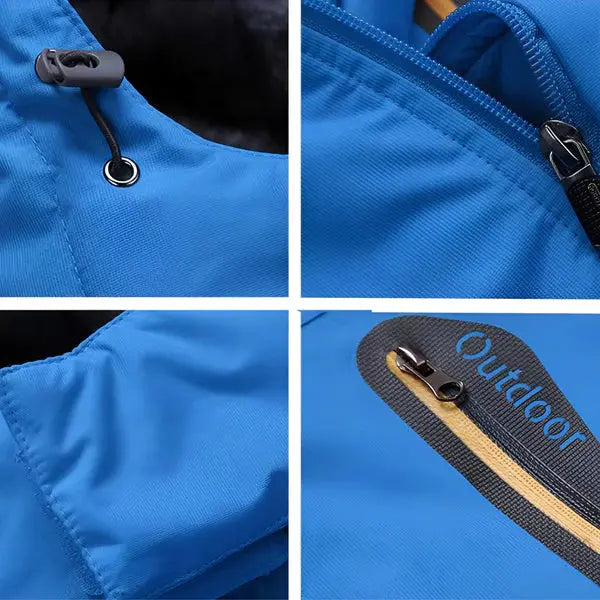 Isolierte Outdoor-Winterjacke – Winddicht & Wasserdicht