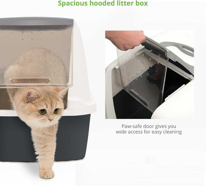 PetHome XL overdekte kattenbak met geurcontrole en gemakkelijke reiniging
