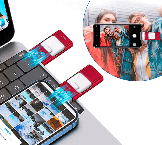 PhoneStick øjeblikkelig fotobackup-drev multi-enhedsopbevaring