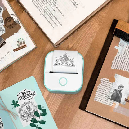 PixiPrint Mini Tragbarer Bluetooth Tintenloser Drucker