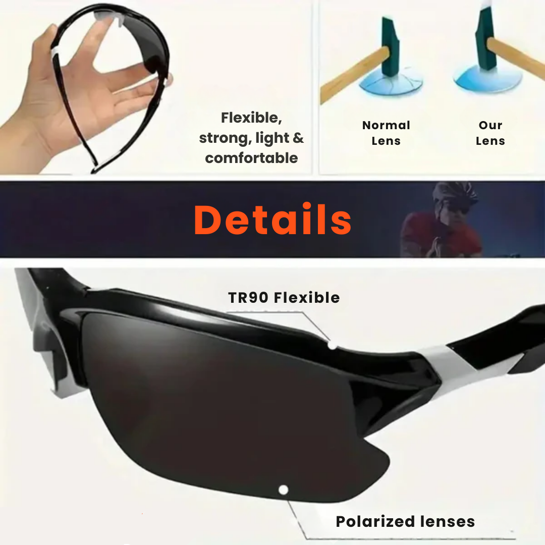 Polarized Sports Sunglasses – Ultimate Durability and Clarity for Active Lifestyles