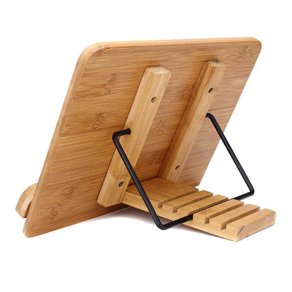 Portable Adjustable Book Stand Ergonomic Reading and Tablet Holder