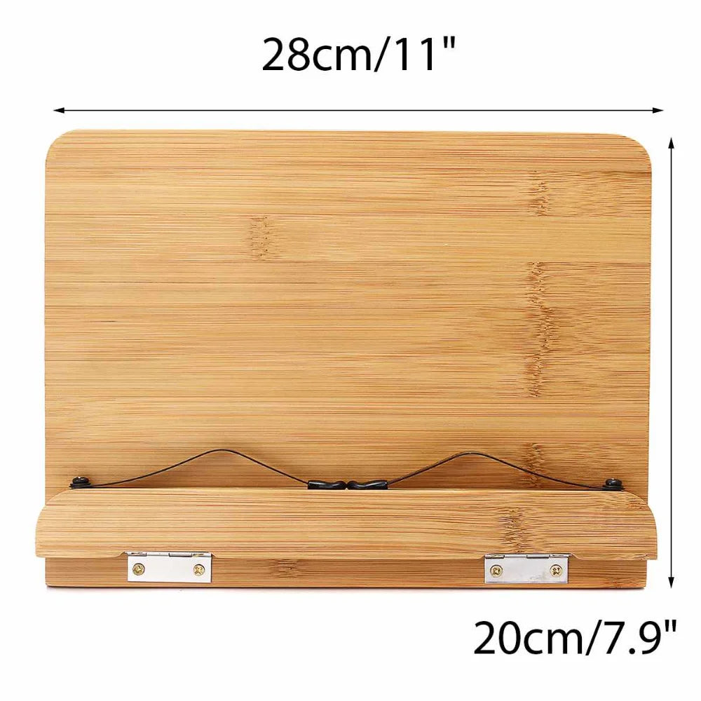 Portable Adjustable Book Stand Ergonomic Reading and Tablet Holder