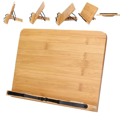 Portable Adjustable Book Stand Ergonomic Reading and Tablet Holder
