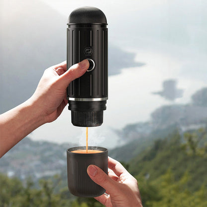 Draagbare elektrische espressomaker met zelfverwarming en USB-C opladen