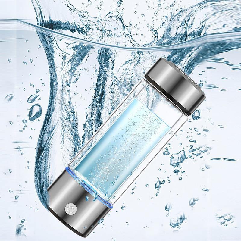 Bærbar Hydrogen Vandflaske med Genopladelig Ionisator