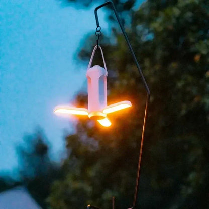 Draagbare LED-kampeerlantern met lange batterijduur en instelbare lichtsterkte