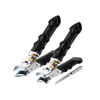 Precisienagelknipperset met knippers voor vingernagels en teennagels en een vijl