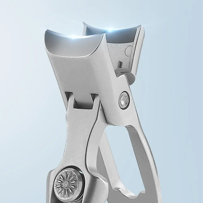 Precision Nail Clipper for Thick Nails with Wide Jaw and Ergonomic Grip