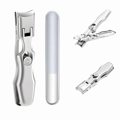 Precision Nail Clipper for Thick Nails with Wide Jaw and Ergonomic Grip
