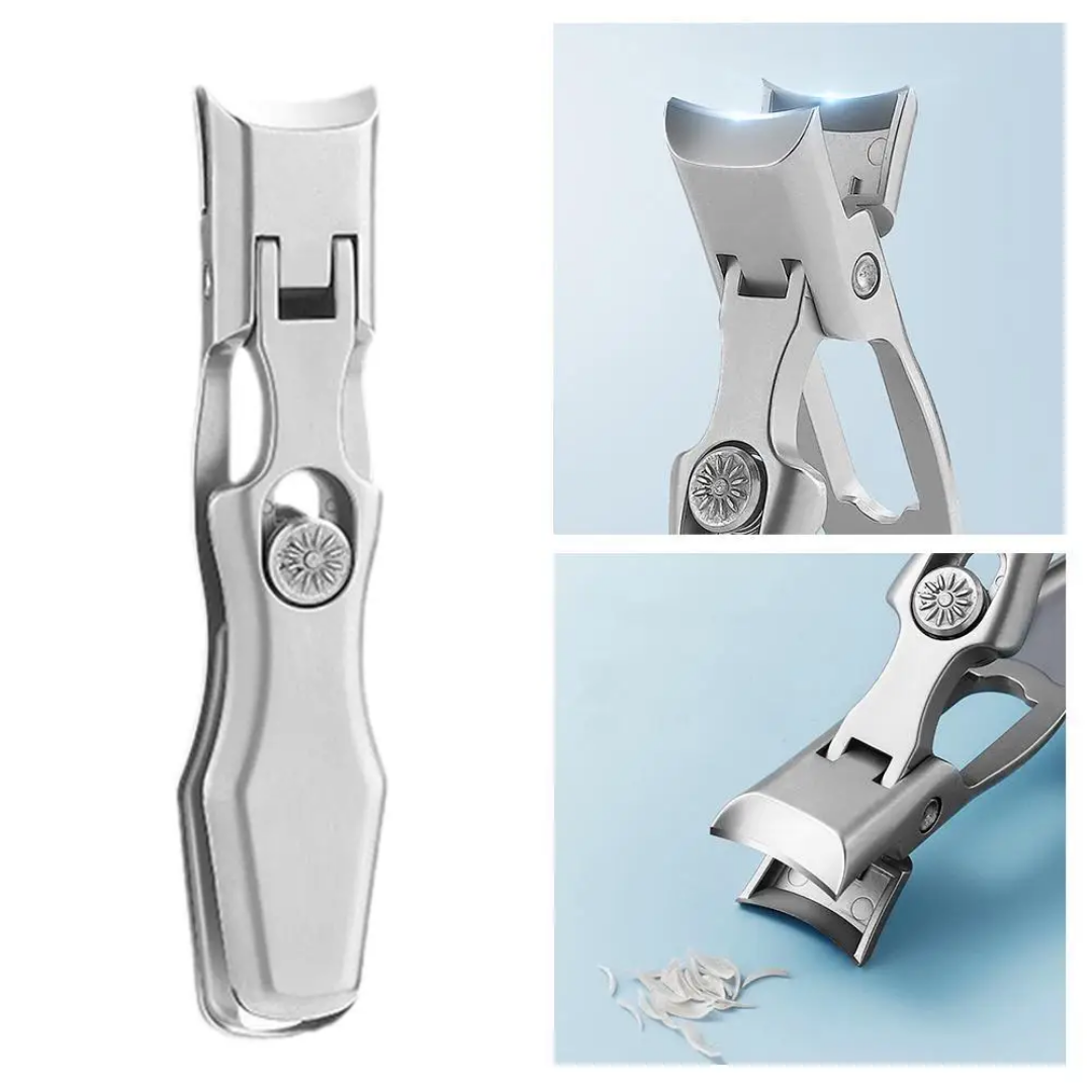 Precision Nail Clipper for Thick Nails with Wide Jaw and Ergonomic Grip