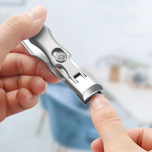 Precision Nail Clipper for Thick Nails with Wide Jaw and Ergonomic Grip