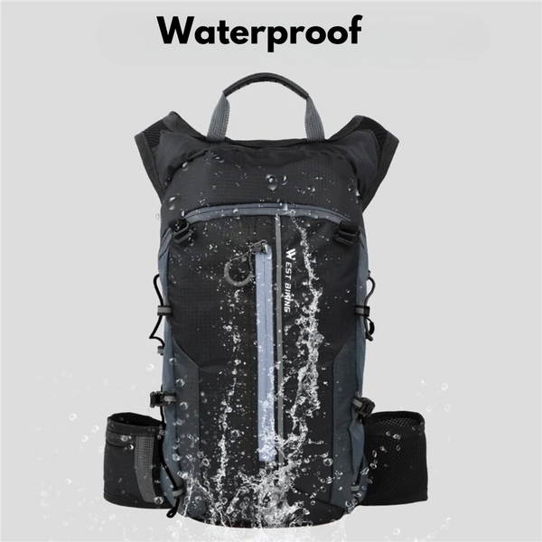 Premium Fahrrad-Rucksack mit Trinksystem und Helmhalterung