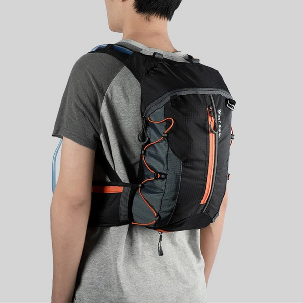 Premium Fahrrad-Rucksack mit Trinksystem und Helmhalterung