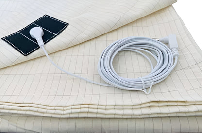 Premium Jordingslagen Ledende Bomuld Fitted Earthing Lagen