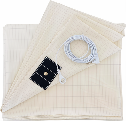 Premium Jordingslagen Ledende Bomuld Fitted Earthing Lagen