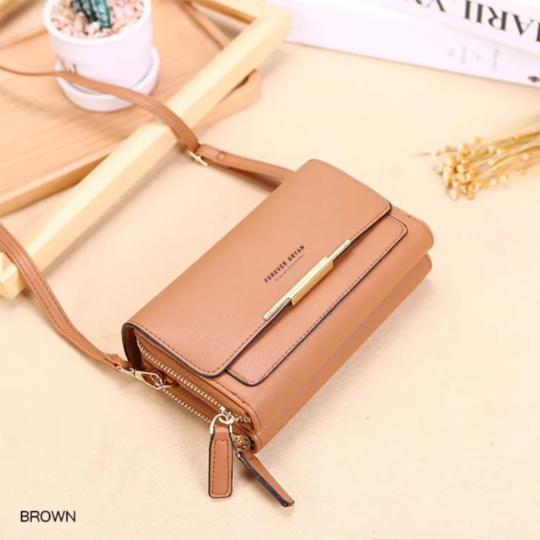 Premium leren crossbodytas elegante schoudertas voor dagelijks gebruik en speciale gelegenheden