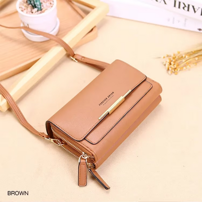 Premium leren crossbodytas elegante schoudertas voor dagelijks gebruik en speciale gelegenheden