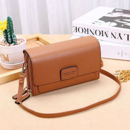Premium leren crossbodytas elegante schoudertas voor dagelijks gebruik en speciale gelegenheden