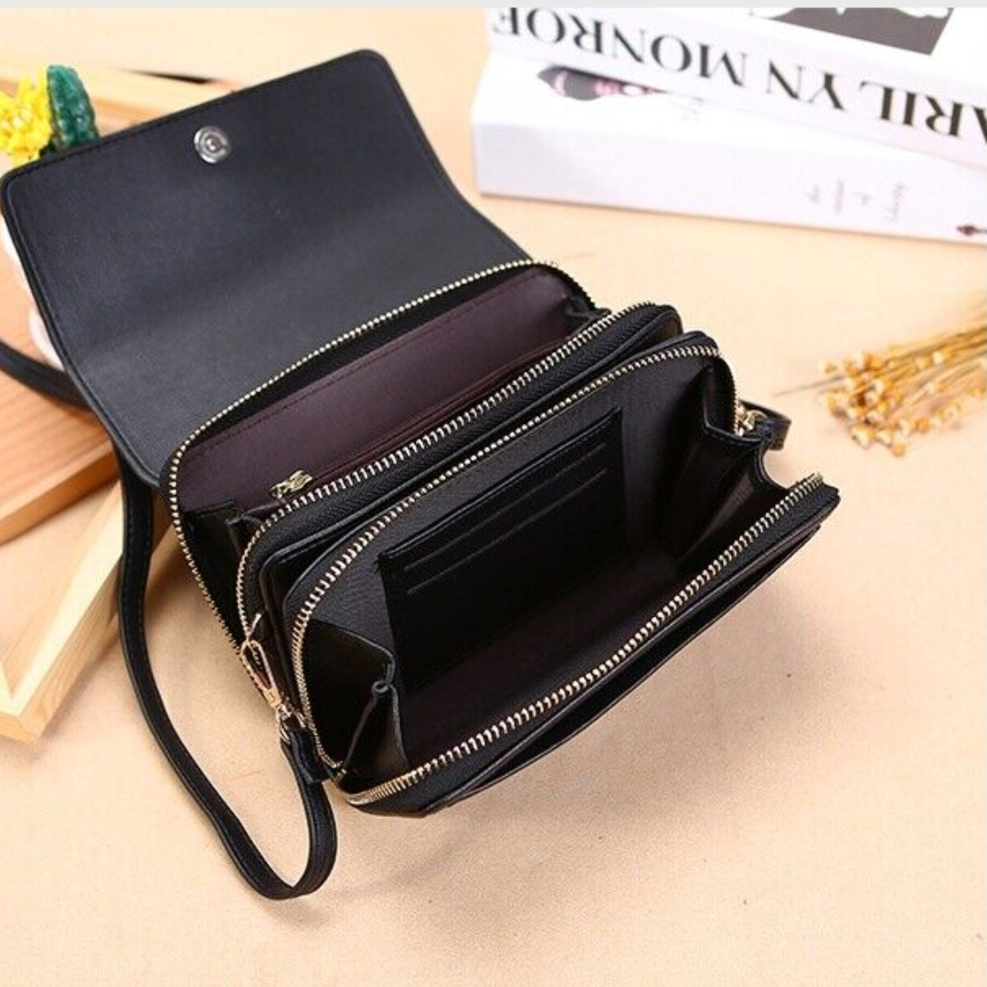 Premium leren crossbodytas elegante schoudertas voor dagelijks gebruik en speciale gelegenheden