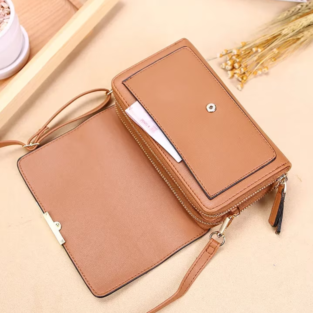 Premium leren crossbodytas elegante schoudertas voor dagelijks gebruik en speciale gelegenheden
