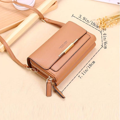 Premium leren crossbodytas elegante schoudertas voor dagelijks gebruik en speciale gelegenheden