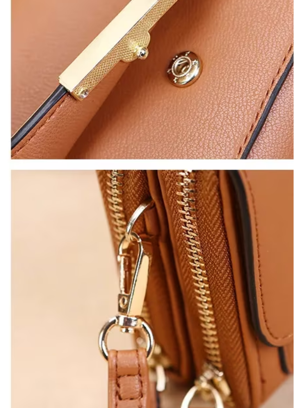Premium leren crossbodytas elegante schoudertas voor dagelijks gebruik en speciale gelegenheden