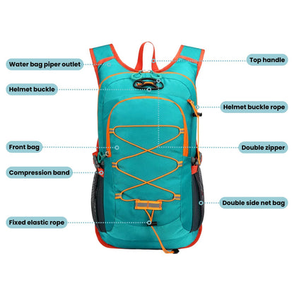 Premium Wasserdichter Fahrradrucksack mit Belüftetem Rückensupport
