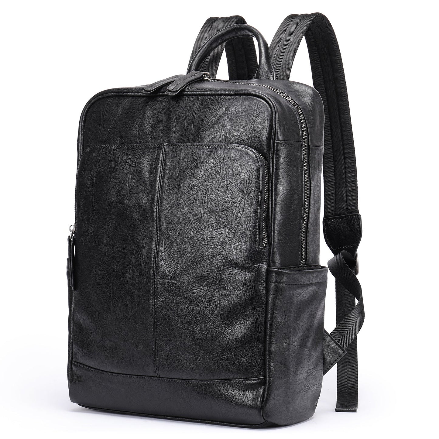 Prestige Voyager Leder-Rucksack Laptoptasche 15,6 Zoll