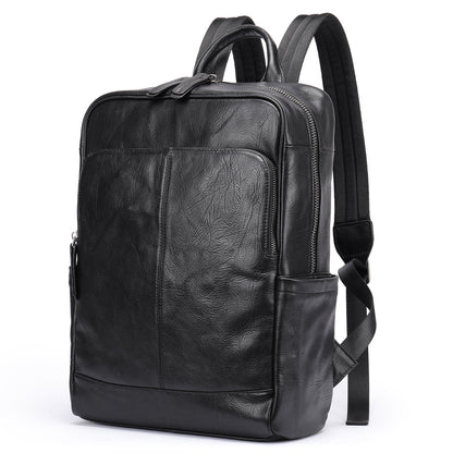 Prestige Voyager Leder-Rucksack Laptoptasche 15,6 Zoll
