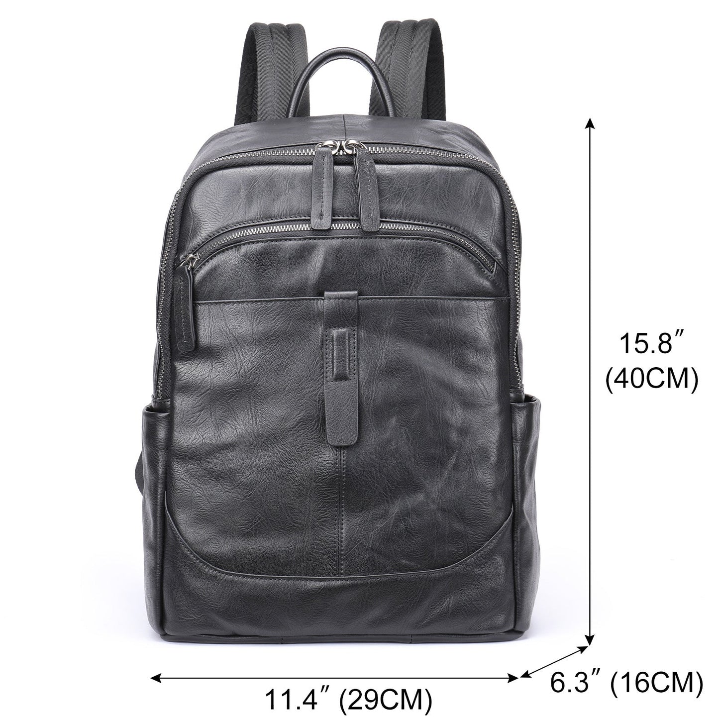 Prestige Voyager Leder-Rucksack Laptoptasche 15,6 Zoll