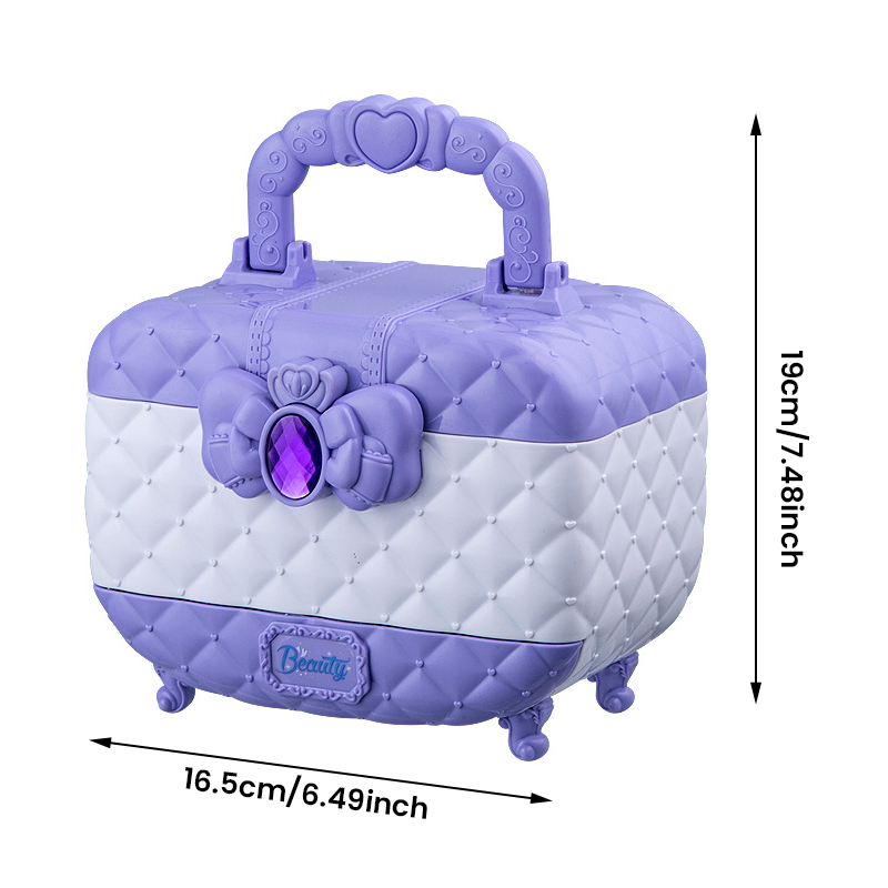 Princess Glamour Kids Makeup Play Set Safe Pretend Play Cosmetic Kit