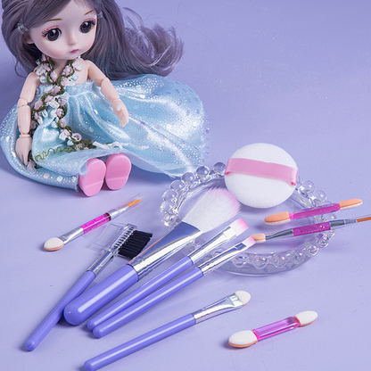 Princess Glamour Kids Makeup Play Set Safe Pretend Play Cosmetic Kit