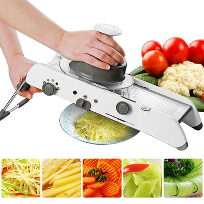 ProSlice Mandoline Gemüseschneider mit Präzise Verstellbaren Klingen